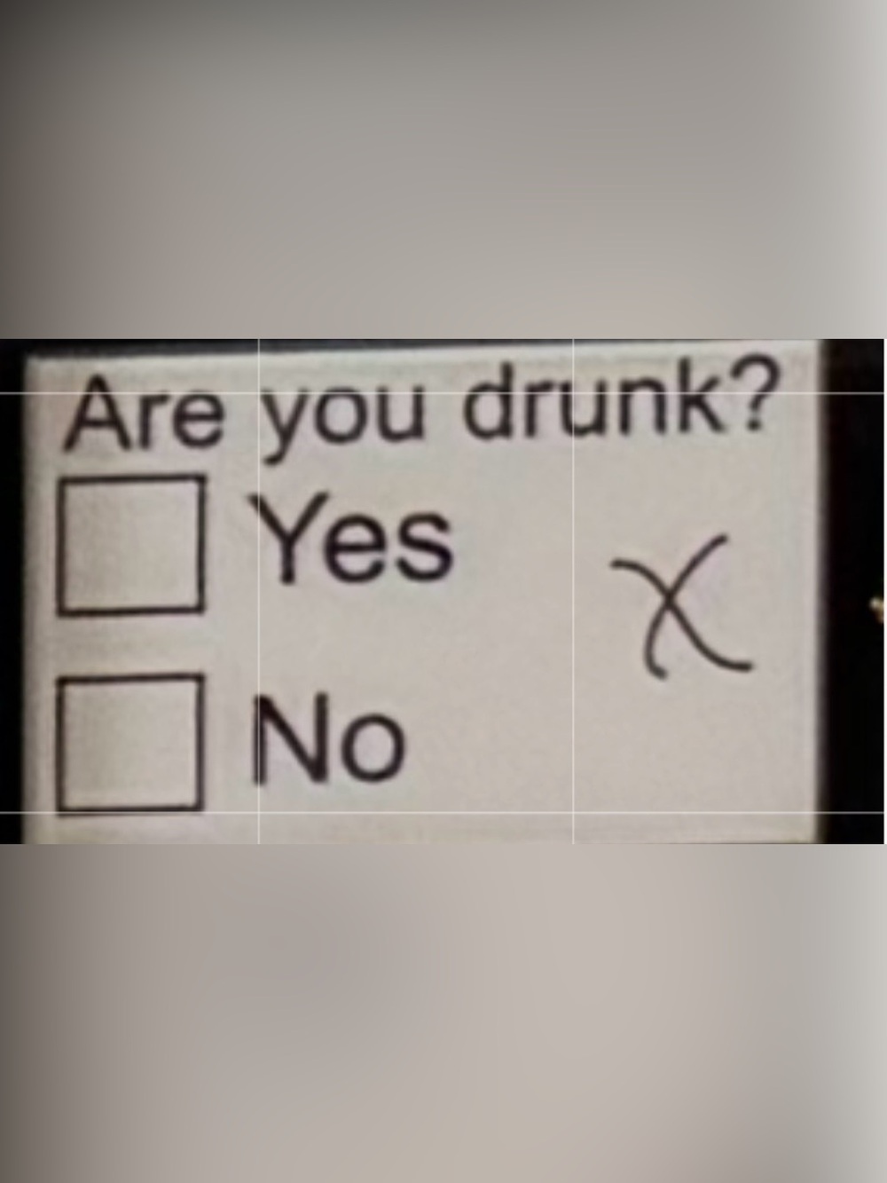 New Funny pin “Are you drunk?” 'Yes/No' graphic wine o clock party pin